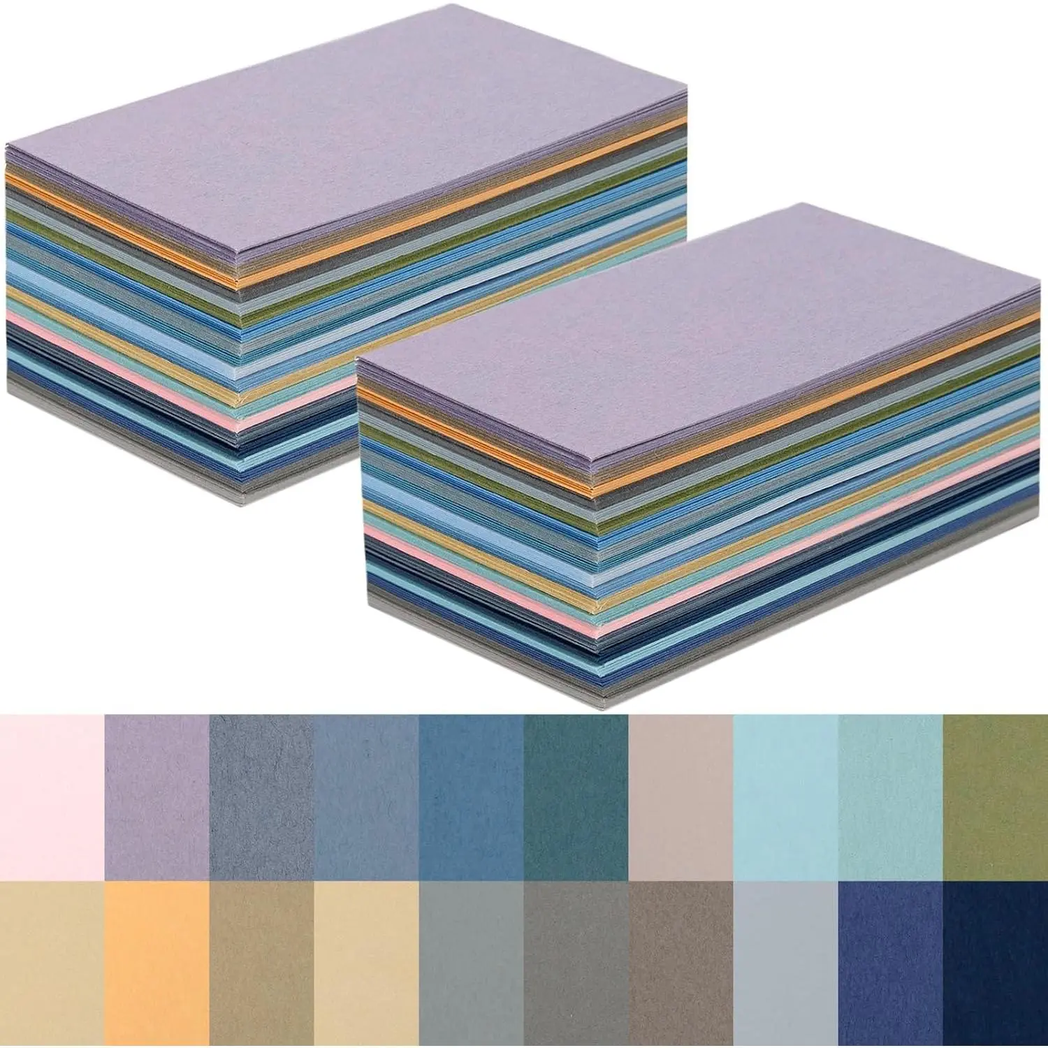100 Sheets Morandi Colored Cardstock 92LB/250gsm 20 Colors (4 x 6Inch) | Blank Colorful Thick Paper Cards Stock for Invitations, Postcards, Photos, DIY Crafts Greeting Card Making Scrapbook Supplies