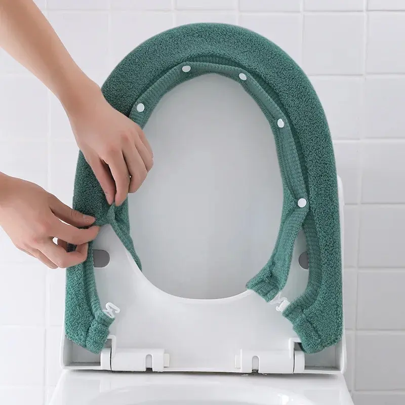 Thickened Toilet Cover Extra Thick Toilet Pad Large Universal Toilet Pad Button Toilet Pad # 3369