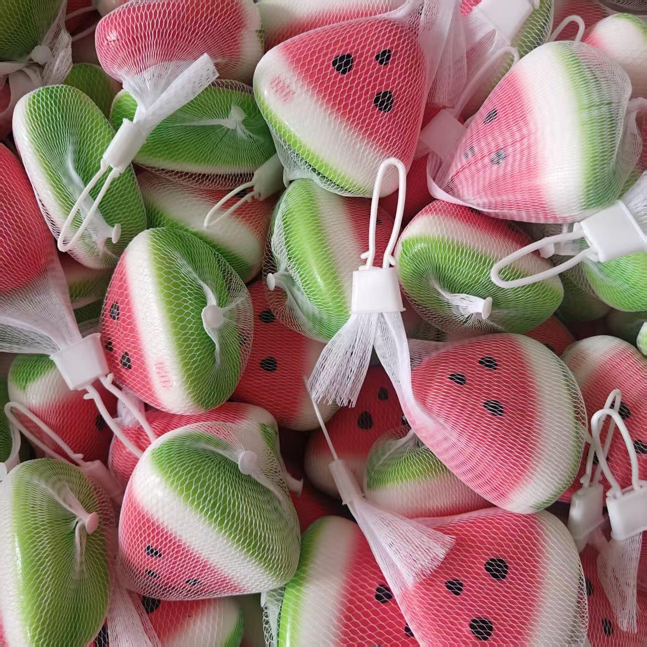 Super Soft Watermelon Squishy Slow Rebound Wet Texture Fidget Toy, Stress Relief Anti-Anxiety Desk Decor, Kawaii Gift for Teens Girls, Calm Sensory Toy for School Office Home, Satisfying Squishy Fun