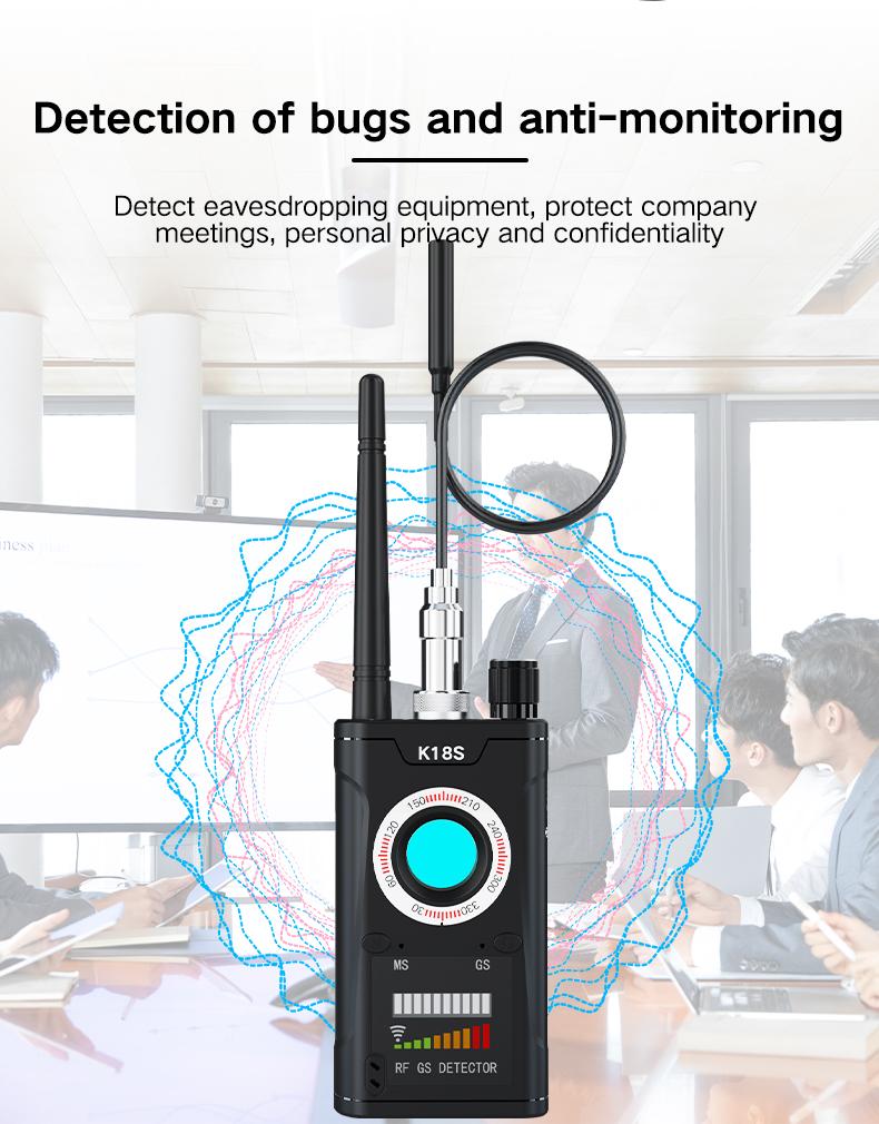 Hidden Camera Detector Anti Spy Gadget Professional Hunter Wireless Signal Car GPS Infrared Search Wiretapping Bug Mini Devices
