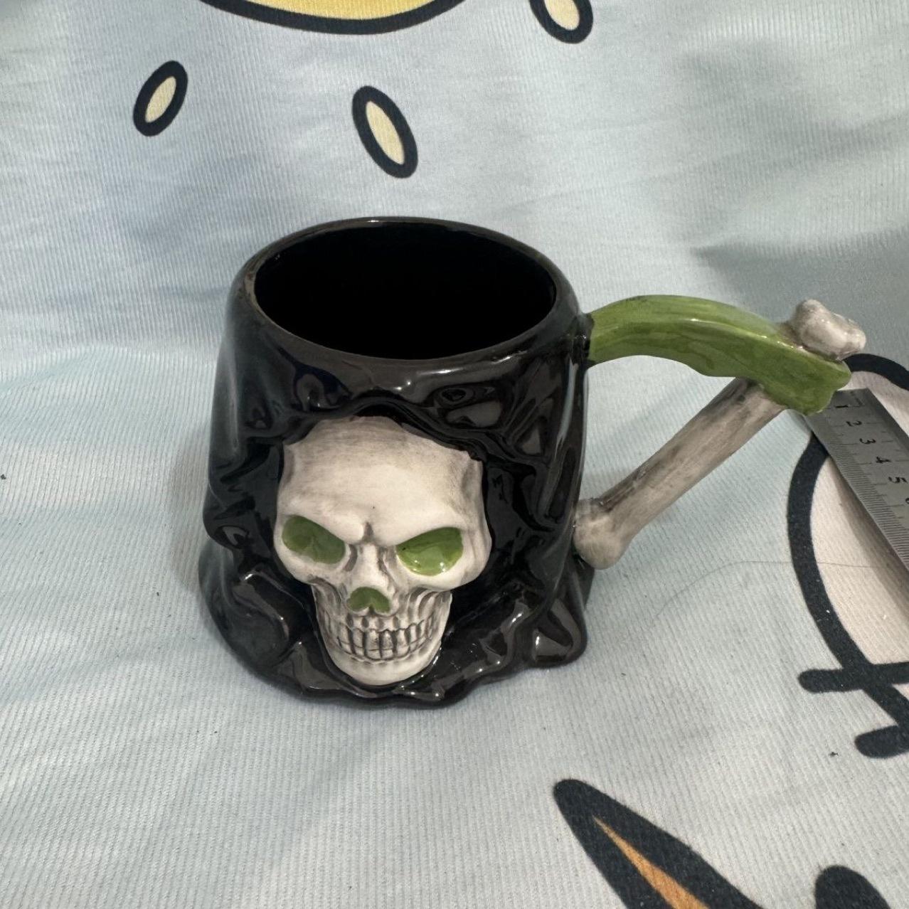 3D Skull Head Coffee Mug, Gothic Pirate Skeleton Beer Mug, Halloween Decorative Cup, Bar Accessory Gift 3D Skull Head Coffee Mug, Gothic Pirate Skeleton Beer Mug, Halloween Decorative Cup, Bar Accessory Gift