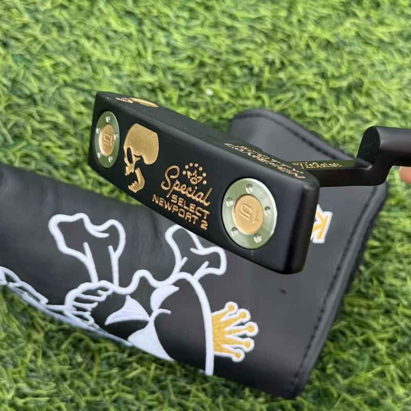 Newport 2 Skull Putter RH Limited Edition,Mens Putters, With Free Headcover,Total Command Through Tungsten Weighting and Red Dot Sight, Iconic Skull Design Delivers Dark Tech Precision with Tour-Validated Performance for the Discerning Golfer.