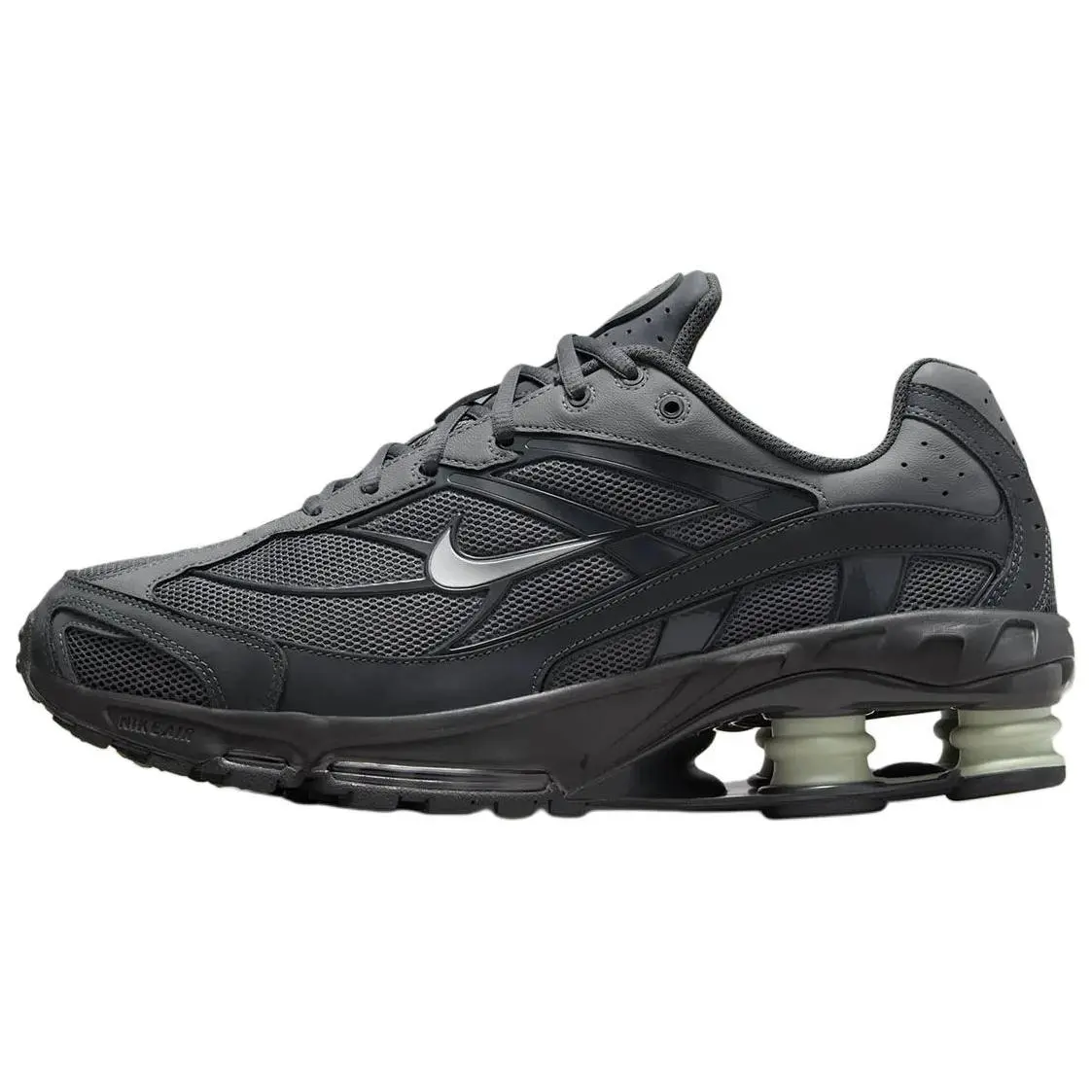 Nike Shox Ride 2 Low-Top Running Shoes for Men and Women - Comfortable, Cushioned, Breathable, Lightweight, and Versatile in Black Trending Shoes, House White Official Shoes to Get / Maison Mihara