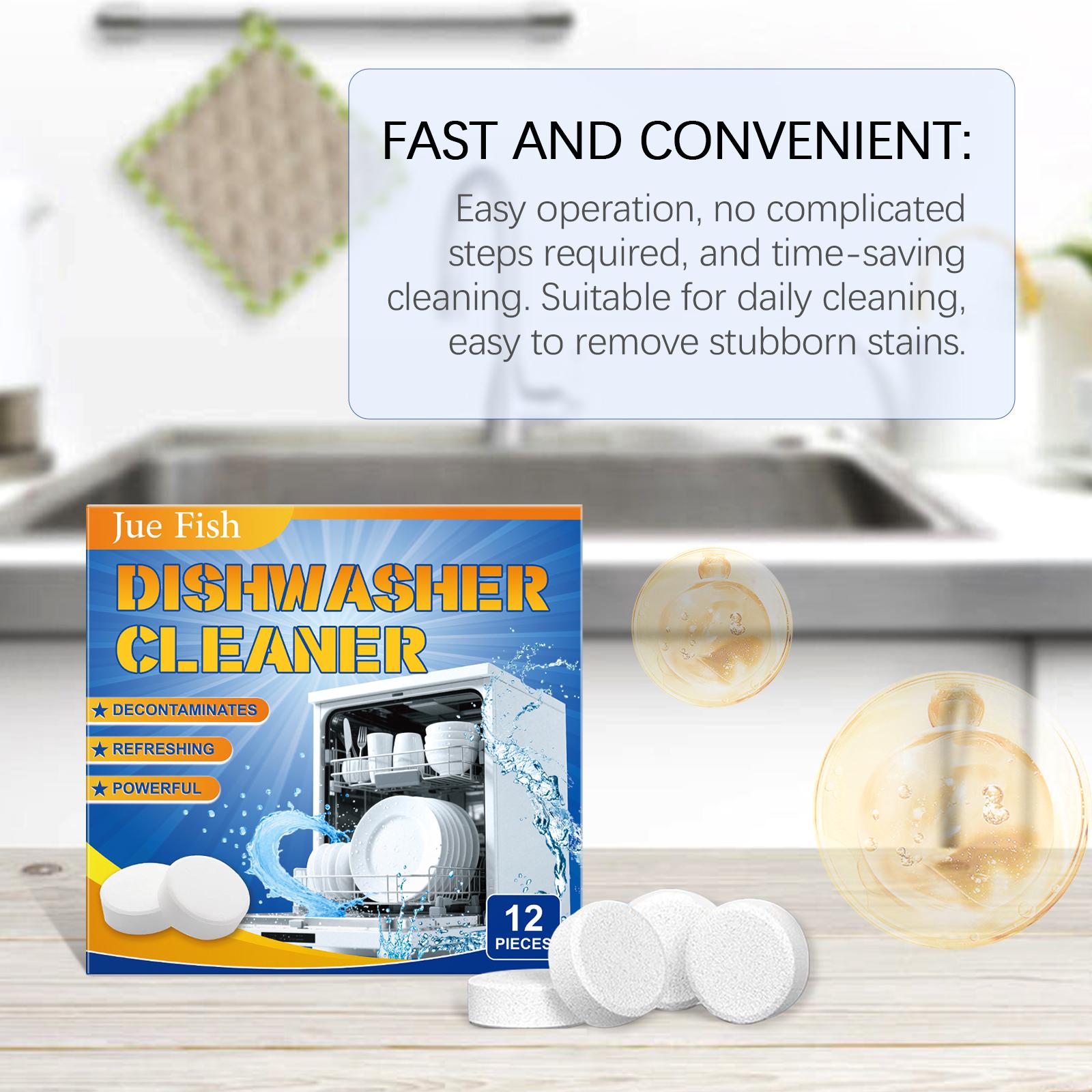 Dishwasher degreasing cleaning tablets remove grease, reduce scale, keep dishes clean, and are suitable for household cleaning