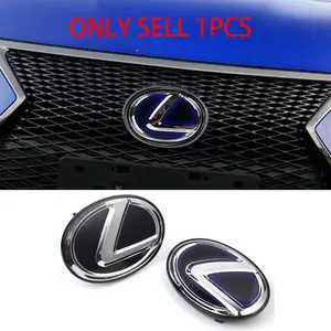 1pcs Lexus Front Rear Emblem Crystal Badge, Suitable for Lexus Lx570 Rx300 Nx Is Ls 400 Hybrid, Customizable Car Sticker