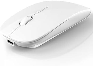 Bluetooth Mouse for MacBook/Laptop/Notebook/pc/iPad/Chromebook, Wireless Mouse forMacBook air/Pro (White)