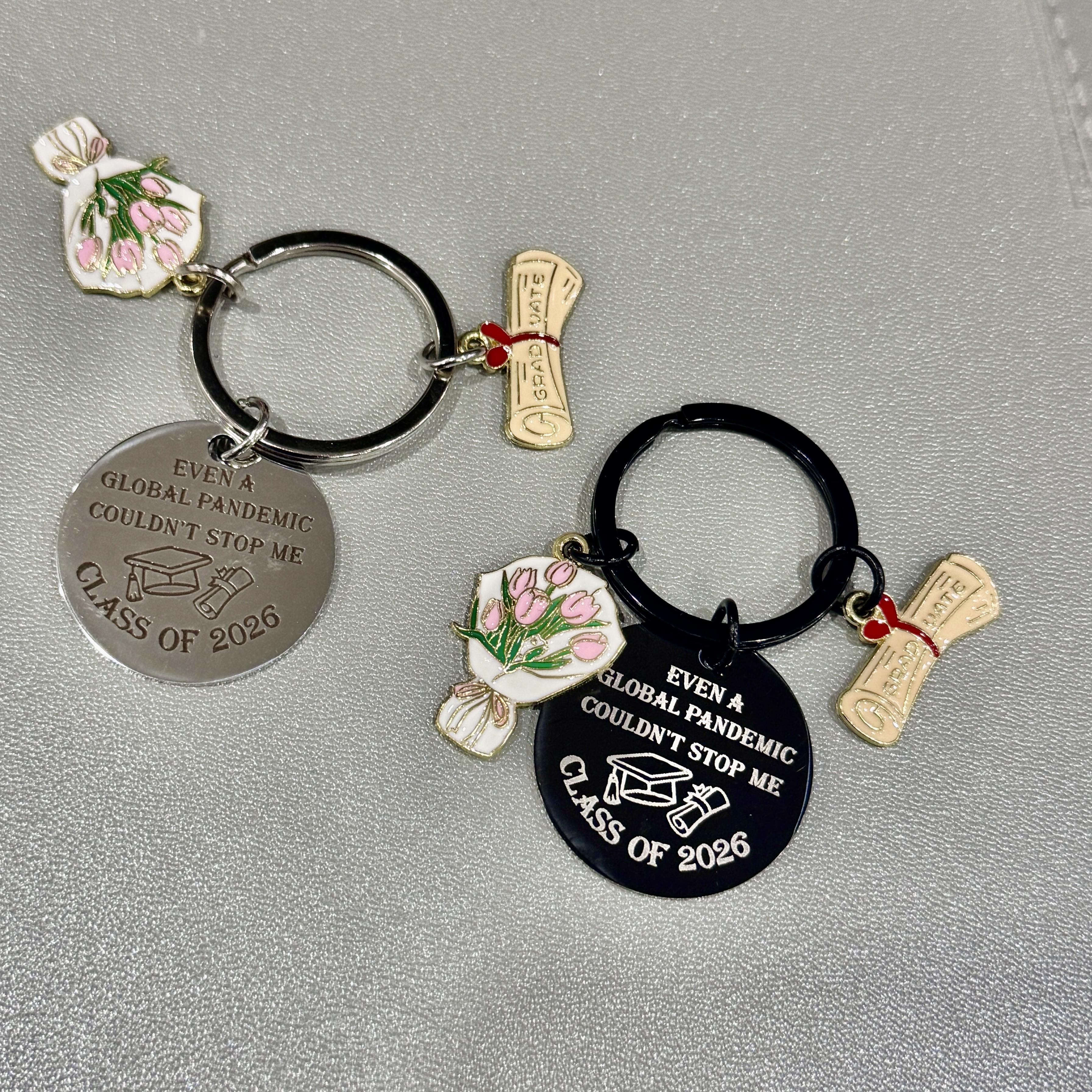 Class of 2026 Graduation Keychains never gave up Keyring GraduationParty Favors Gifts