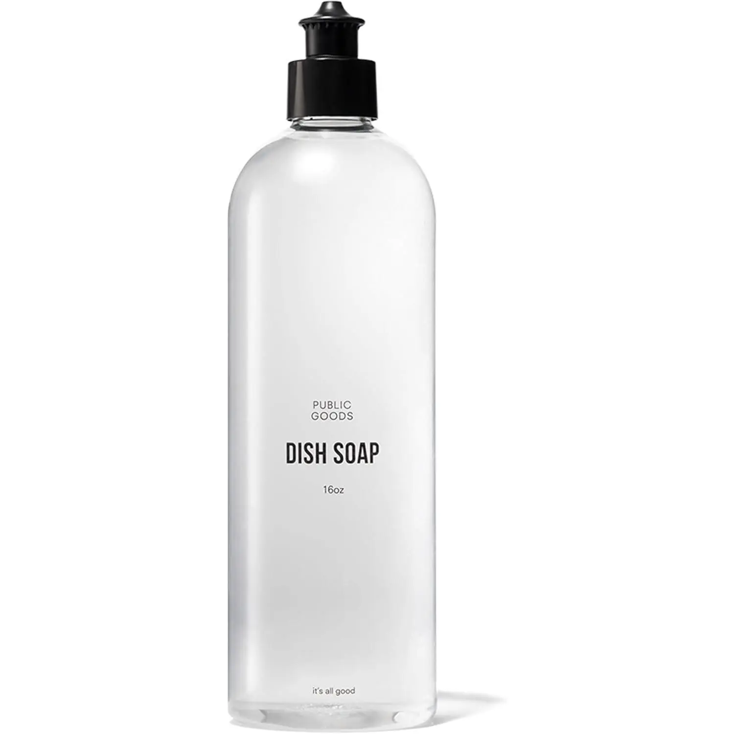 Natural Dish Soap | Kitchen Soap | Plant-Based & Vegan Friendly | Clear Dish Detergent Liquid | Concentrated Formula | Made in USA | Mandarin Basil | 16 Fl Oz