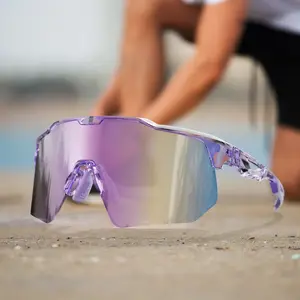 Unisex UV400 Protection Sunglasses, TR90 Frame Anti-Explosion Lens, Durable Outdoor Eyewear for Cycling Fishing Driving Hiking Running