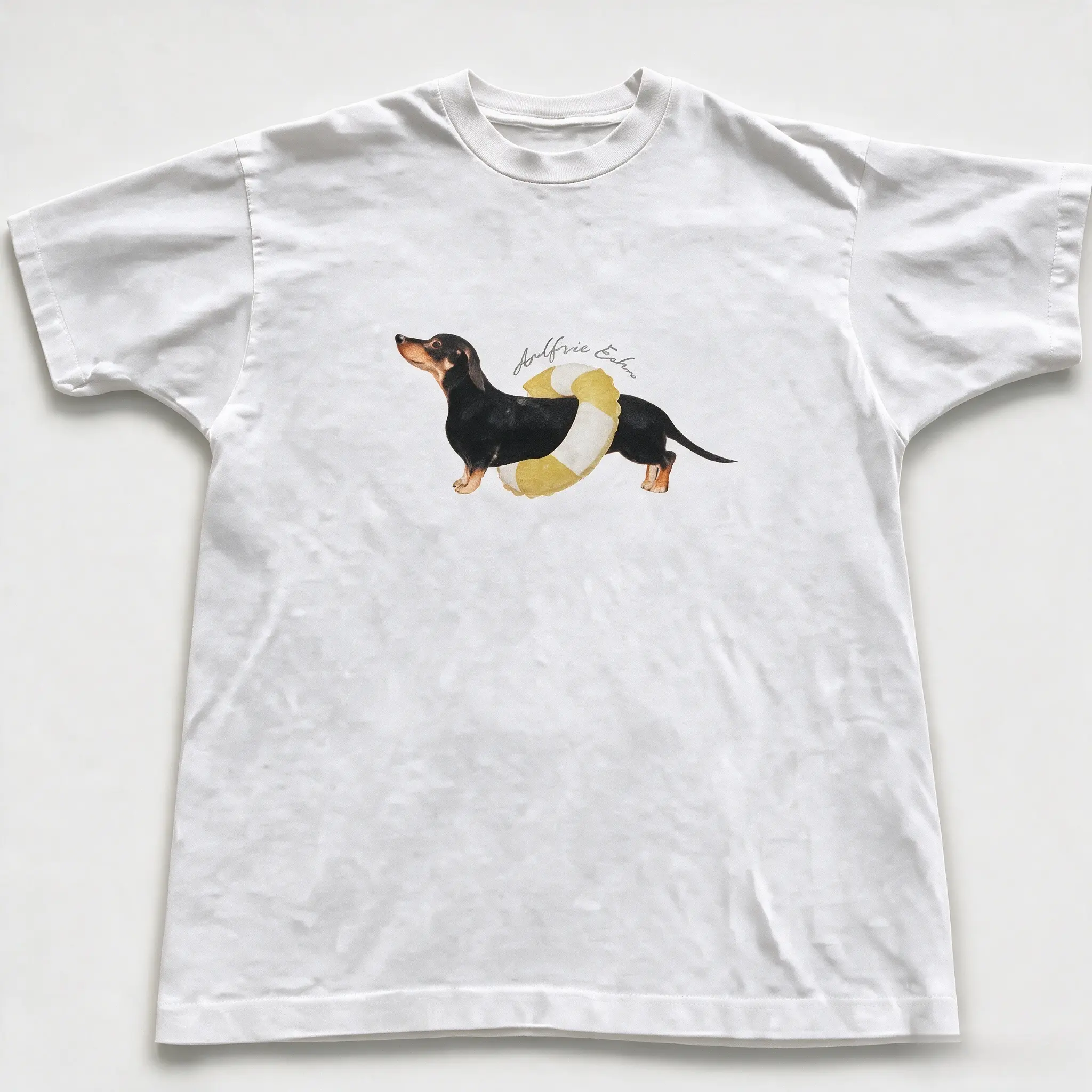 Aelfric Eden Dachshund Tshirts Women's Oversized Graphic Tees Short Sleeve Summer Cute T Shirts Y2K Tops