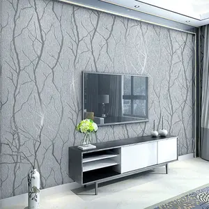 Modern Minimalist 3D Branch Deer Fur Self-Adhesive Wallpaper Roll, Easy Peel-And-Stick Wall Paper for Living Room, Bedroom, Study Room