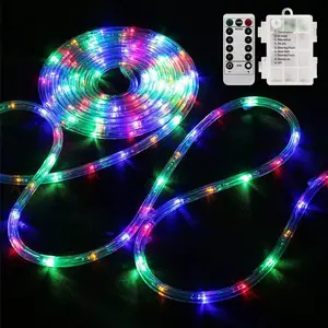 LED Rope Lights Battery Operated String Lights-40Ft 120 LEDs 8 Modes Outdoor Waterproof Fairy Lights Dimmable/Timer with Remote for Camping Party Garden Holiday Decorationfidget toys