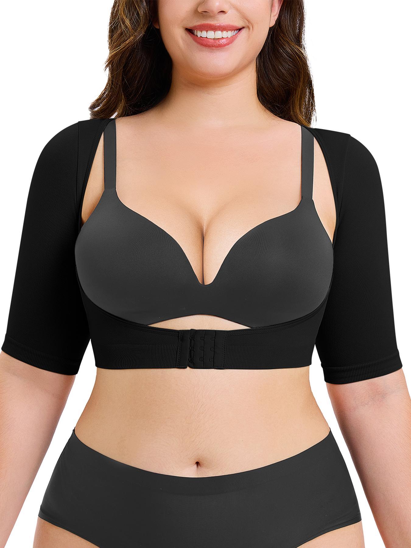 Women's Solid Color Shapewear Top without Inner Bra,  Open Bust Shaper Top, Women's Shapewear for Daily Wear halloween dailydrip comfyessentials wirelessbrareview wirelessbras midsize comfortablebras tiktokshopbacktoschool cleavagebra