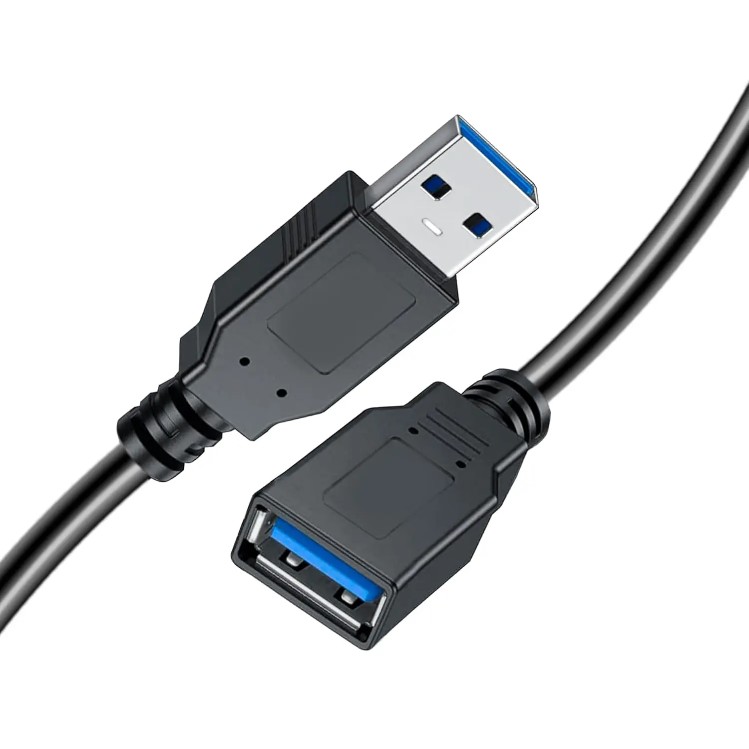Short Length 1 Feet USB 3.0 Extension Cable, USB 3.0 A Male to Female Extender Cable