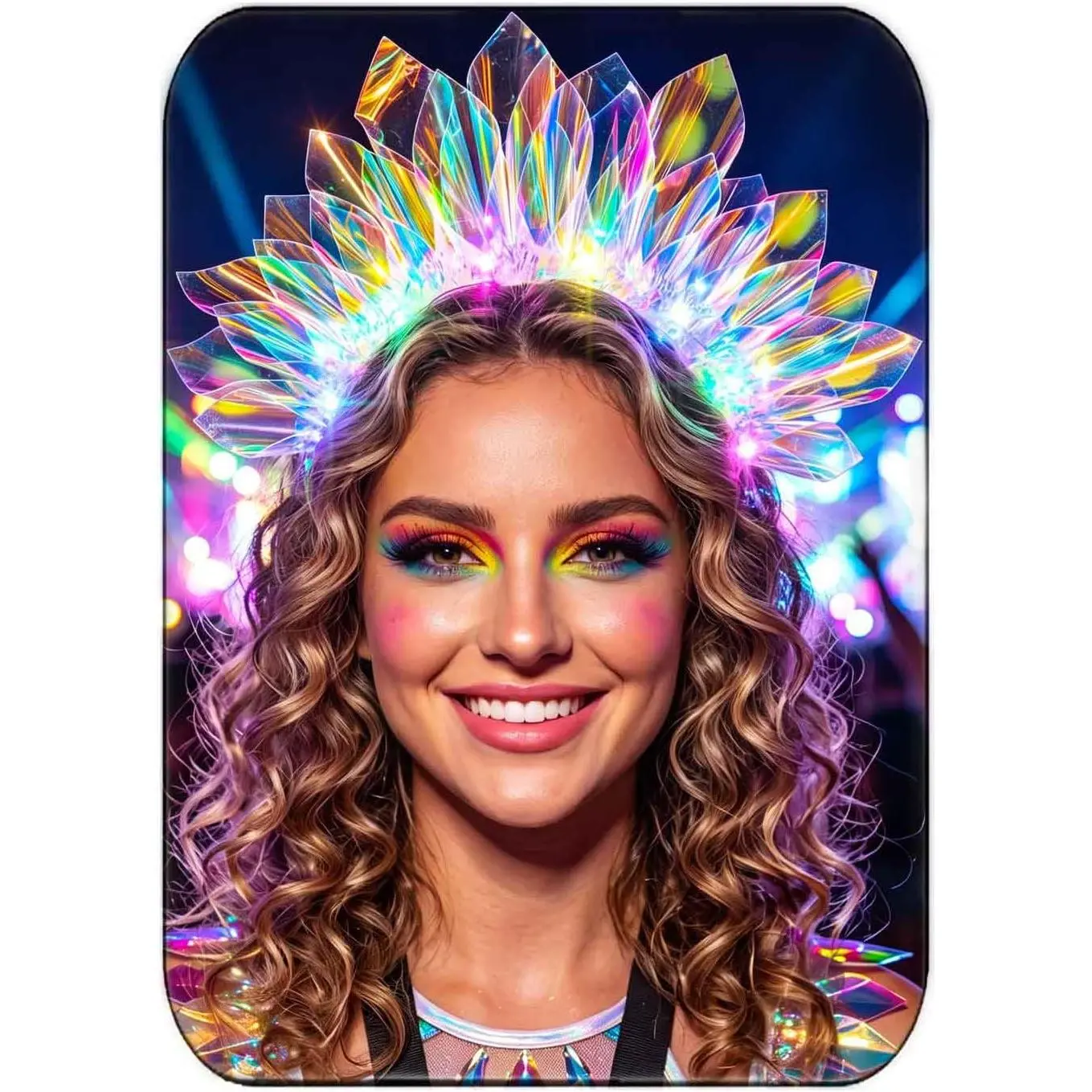 Light Up Crown Headband Glow Party  Hair Accessories