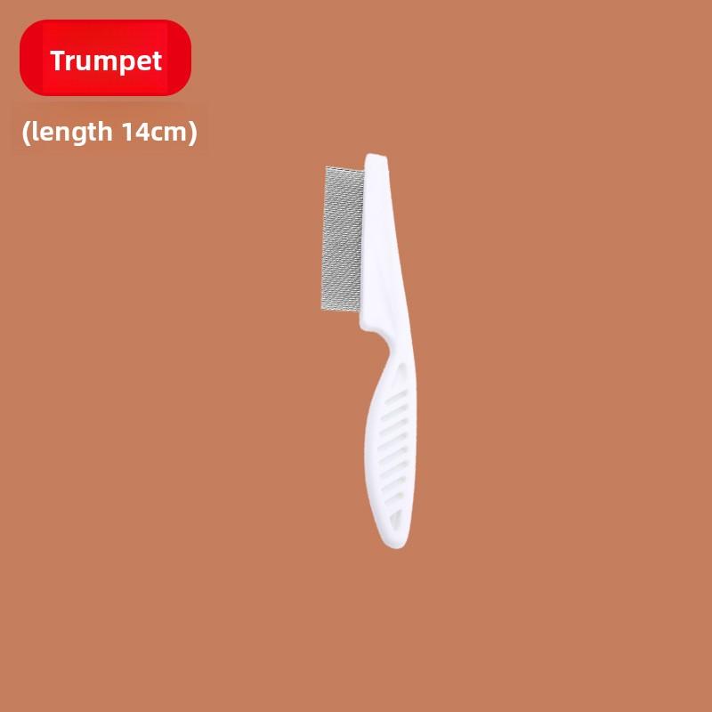 Dog Comb Cat Comb Special for Cats and Dogs, Fine Tooth Comb for Teddy Dogs, Flea Removal Supplies for Bichon Frise Pets shedding blade head lice Portable Hair Roller cow scratching brush bag