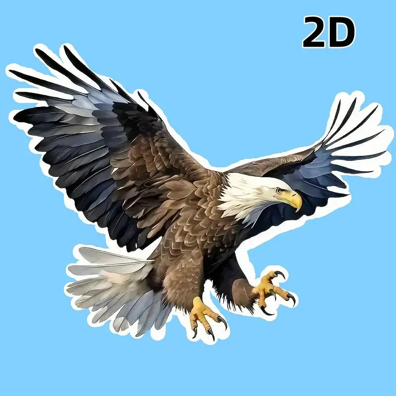 Majestic Eagle Vinyl Sticker Decal, Car Decals, Durable Car Decoration for Cars Trucks Suvs Windows Laptops Walls Motorcycles, Scratch Resistant PVC