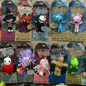 In Stock Watchover Voodoo Blessing Handmade Weaving Mummy Witch Doll Pendant With Story Card Original Collection Part 1 Toy