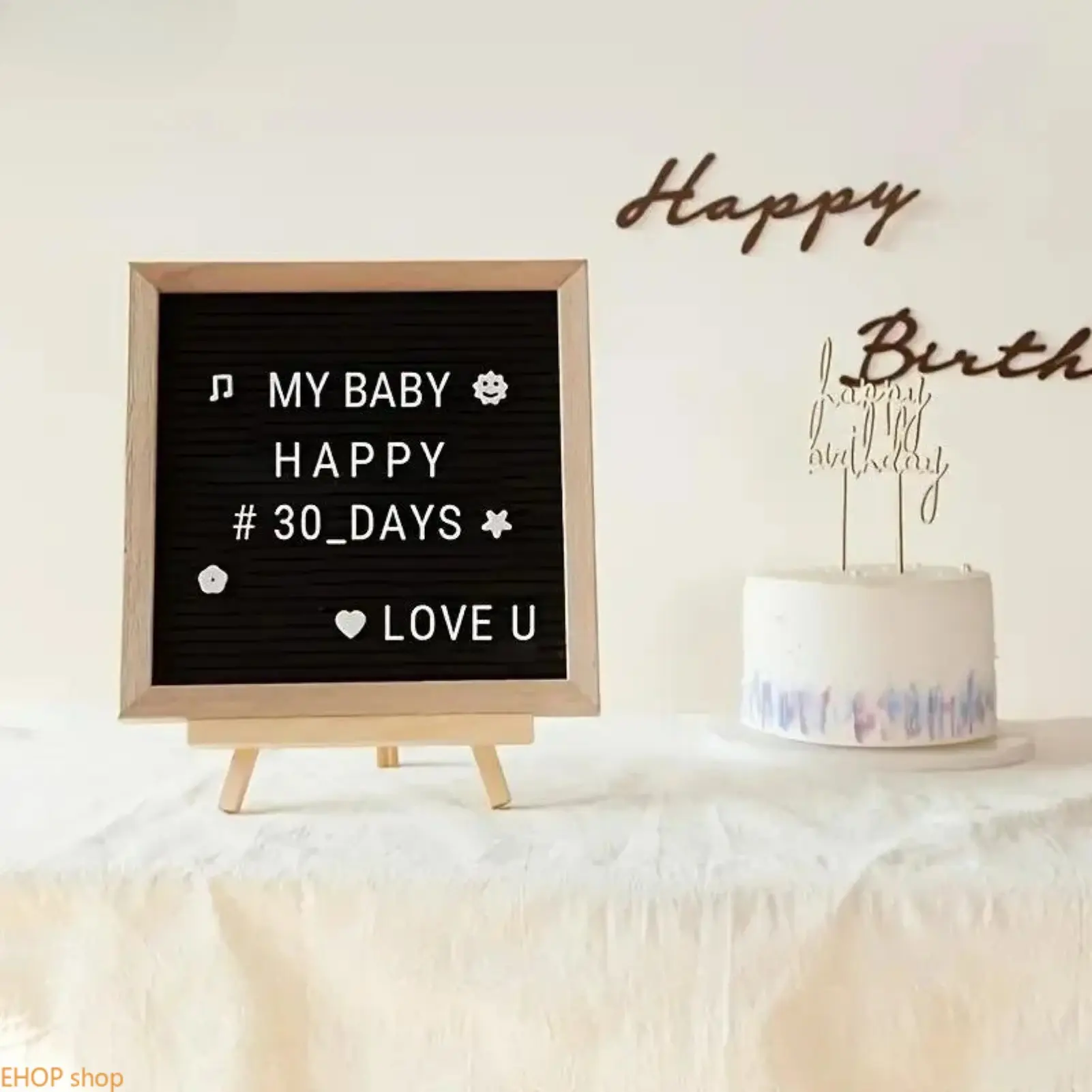 Felt Letter Board with Stand and Storage Bag, Portable Reusable Message Memo Board, Customizable Display for Quotes, Notes and Announcements, Decor for Home, Office, Parties, Weddings, Baby Showers and Events