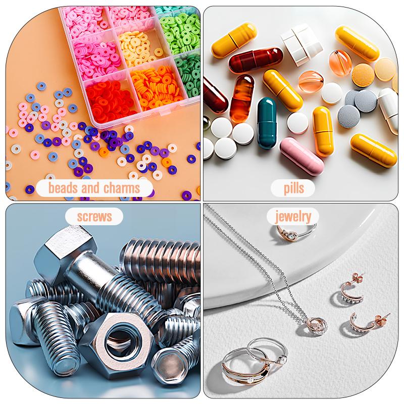 Transparent Storage Container Jewelry Box Clear Plastic Organizer Box Empty Earring Storage Organizer Display Case for Beads Transparent Storage Container Jewelry Box Clear Plastic Organizer Box Empty Earring Storage Organizer Display Case for Beads