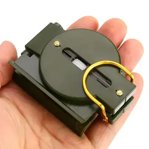 Waterproof high-precision compass outdoor gadget for sports, hiking, mountaineering, professional military army metal scope