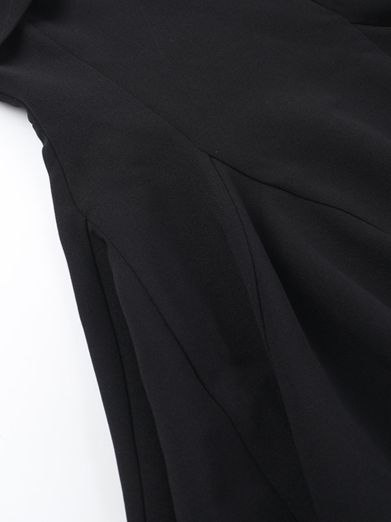 Women's Bow Decor Backless Tube Short Fitted Dress, Fashion Casual Strapless Sleeveless Fit and Flare Dress for Daily Outdoor Wear, Women Dress for Spring Fall