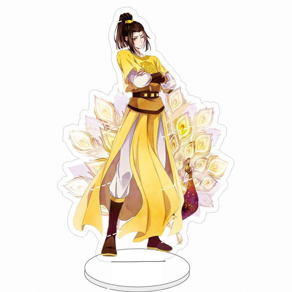 15CM Hot Anime Acrylic Stand Model MO DAO ZU SHI Cartoon Figures Wei Wu Xian And Lan Wang Ji Su She Collection Gifts