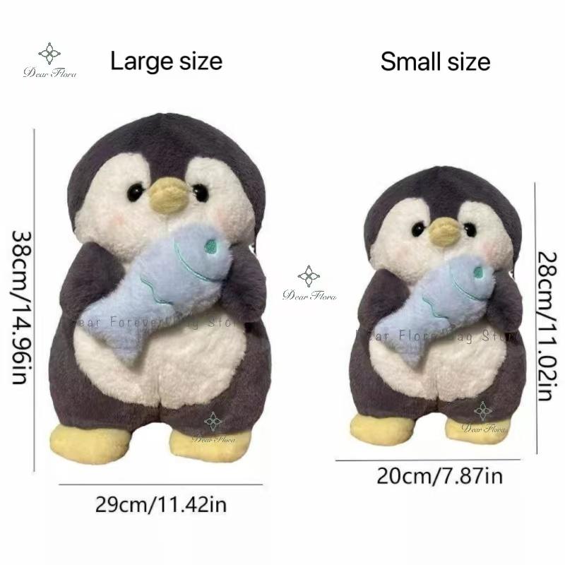 Cute Plush Penguin Backpacks Women Cartoon Fun Shoulder Bag New Trendy Personalized Girl Fashion Rucksack Kawaii Animal Knapsack