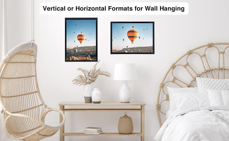 16x24 Picture Frame Set of 3 Gold for Poster Photo Picture and 40x60 cm Canvas, Horizontal and Vertical Formats for Wall Hanging, 16 x 24 Wall Gallery Poster Photo Frame,3 Pack, Gold