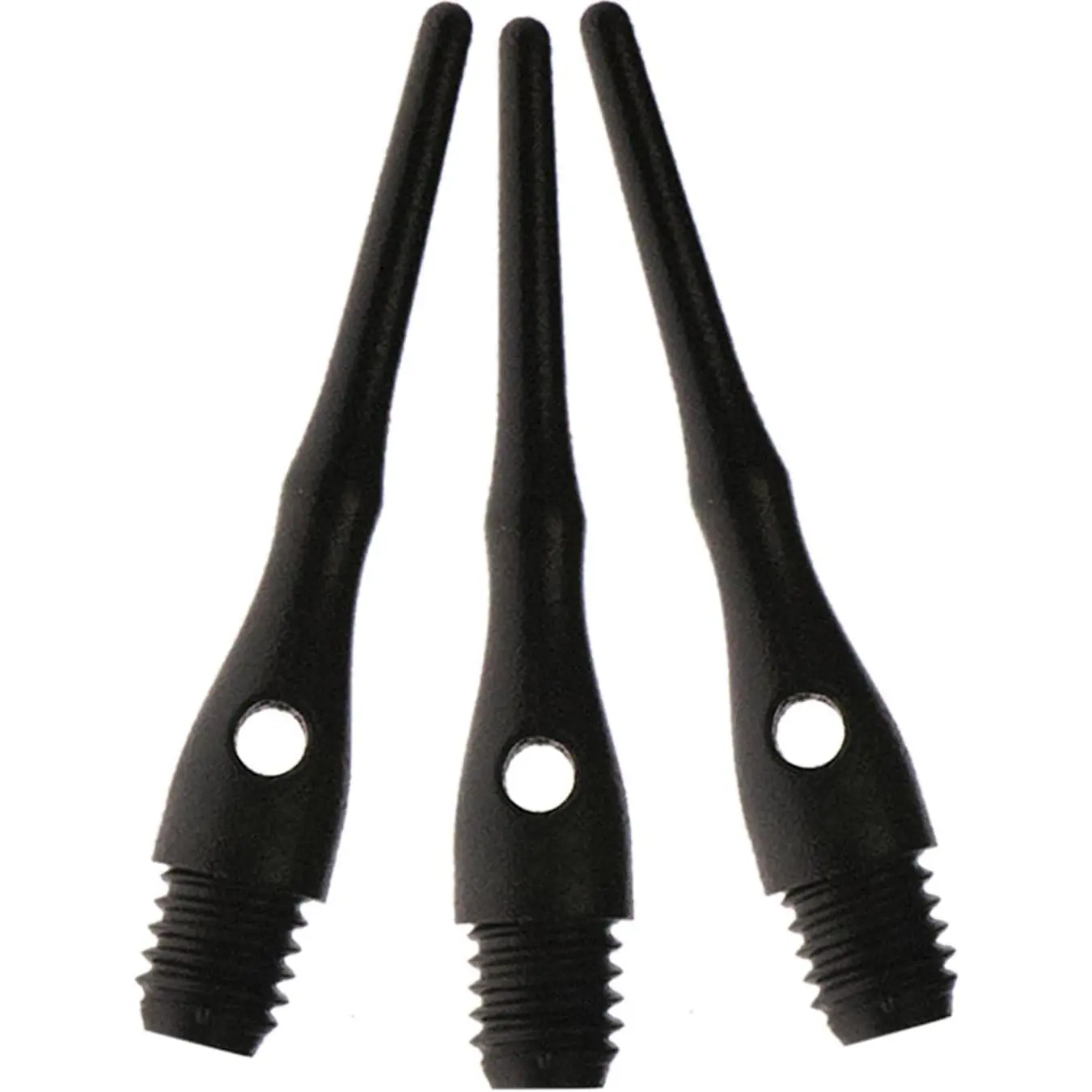 2BA Threaded Soft Tip Dart Points for Adults, 1.25-Inch Tufflex Tips with Reinforced Inner Core and Special Locking Hole for a Tight Fit, Prevents Deflection in Dart Games, Threaded Tip