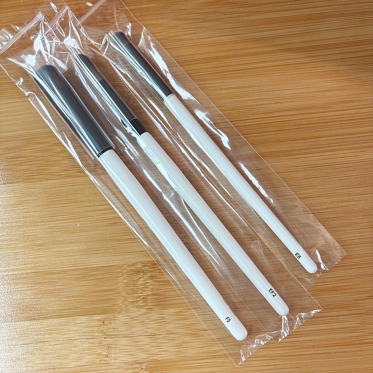 F4 Dual-Ended Foundation Face Brush Double-ended Powder Blush Contour and Eyeshadow Concealer Makeup Brushes