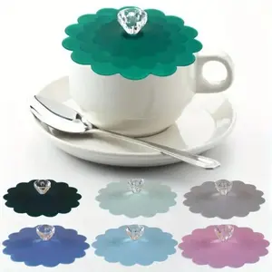 6PCS Silicone Cup Covers Set – Food-Grade Airtight Mug Lids for Coffee Cups, Tumblers & Water Bottles
