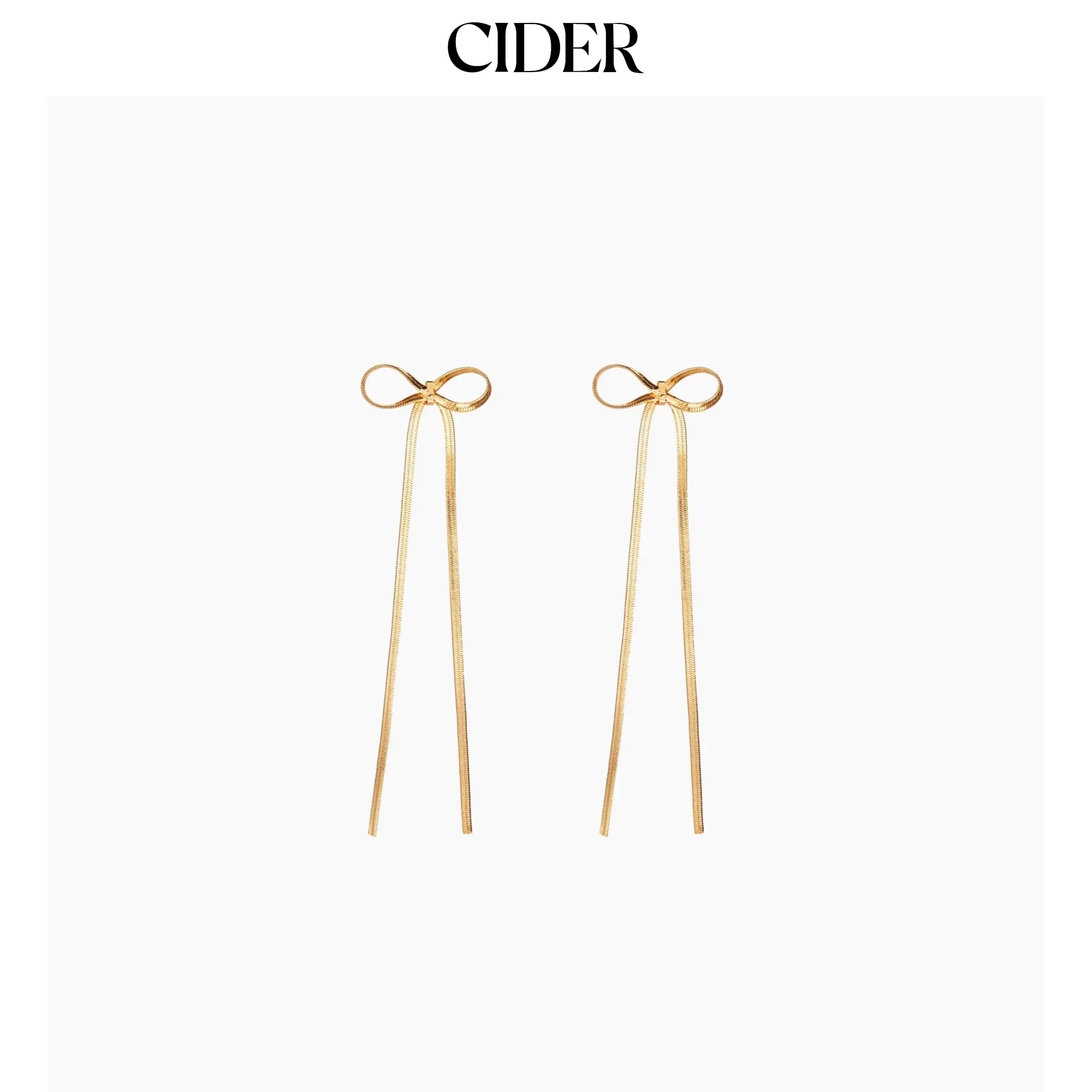 Cider [2 colors, size One Size-One Size] Bowknot Shaped Drop Earrings SummerWins SummerFinds