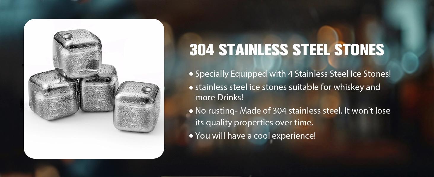 THE WELL KEPT Cocktail Shaker Set, 23-Piece Boston Stainless Steel Bartender Kit with Acrylic Stand & Cocktail Recipes Booklet, Professional Bar Tools for Drink Mixing, Home, Bar, Party (Include 4 Whiskey Stones) Utensils