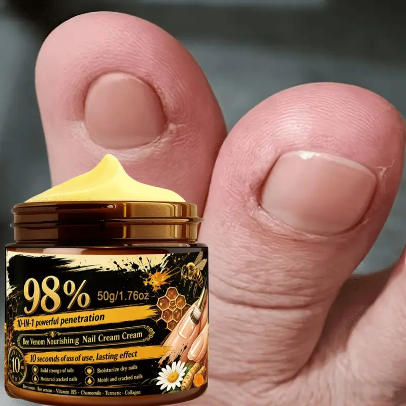 Strong 98% Scorpion Venom Foot Care Cream 50g, Contains Scorpion Venom, Bee Venom, Ginger Extract, 24hr Nail Care, Unisex, Summer Care, Nourishing