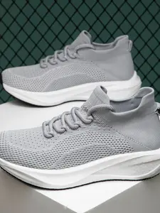 2026 New Popcorn Casual Sports Shoes, Running Sneakers, Medium Width, Graphic Pattern, All Seasons, Low Top, Round Toe, Eva Sole, Trendy Running Shoes