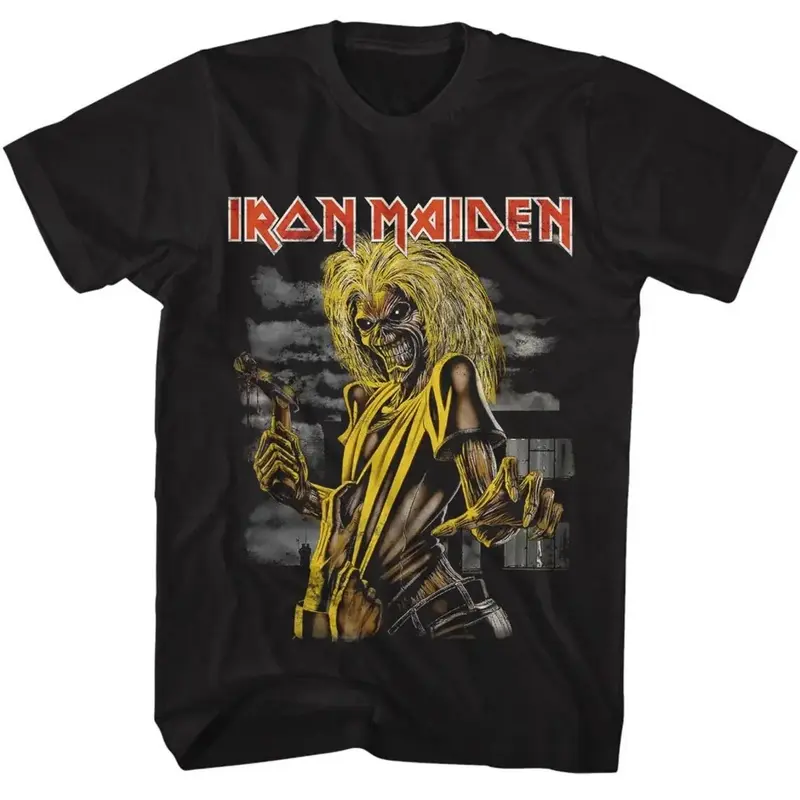 Killers Graphic T-Shirt with Original Vintage Album Art, 100% Cotton Short Sleeve Top for Heavy Metal Fans in an Oversized Streetwear Fit