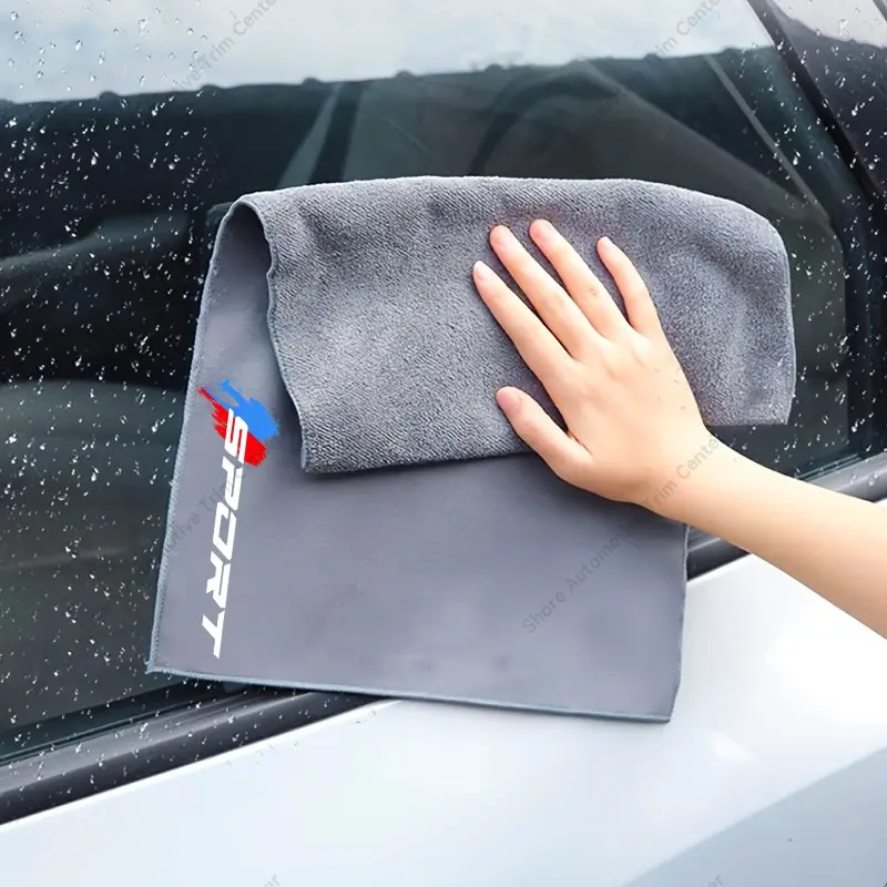 Ultra-Fine Fiber Cleaning Towel for Bmw Models, Reusable and Washable, Ideal for Paint, Glass, and Mirrors, Single Pack