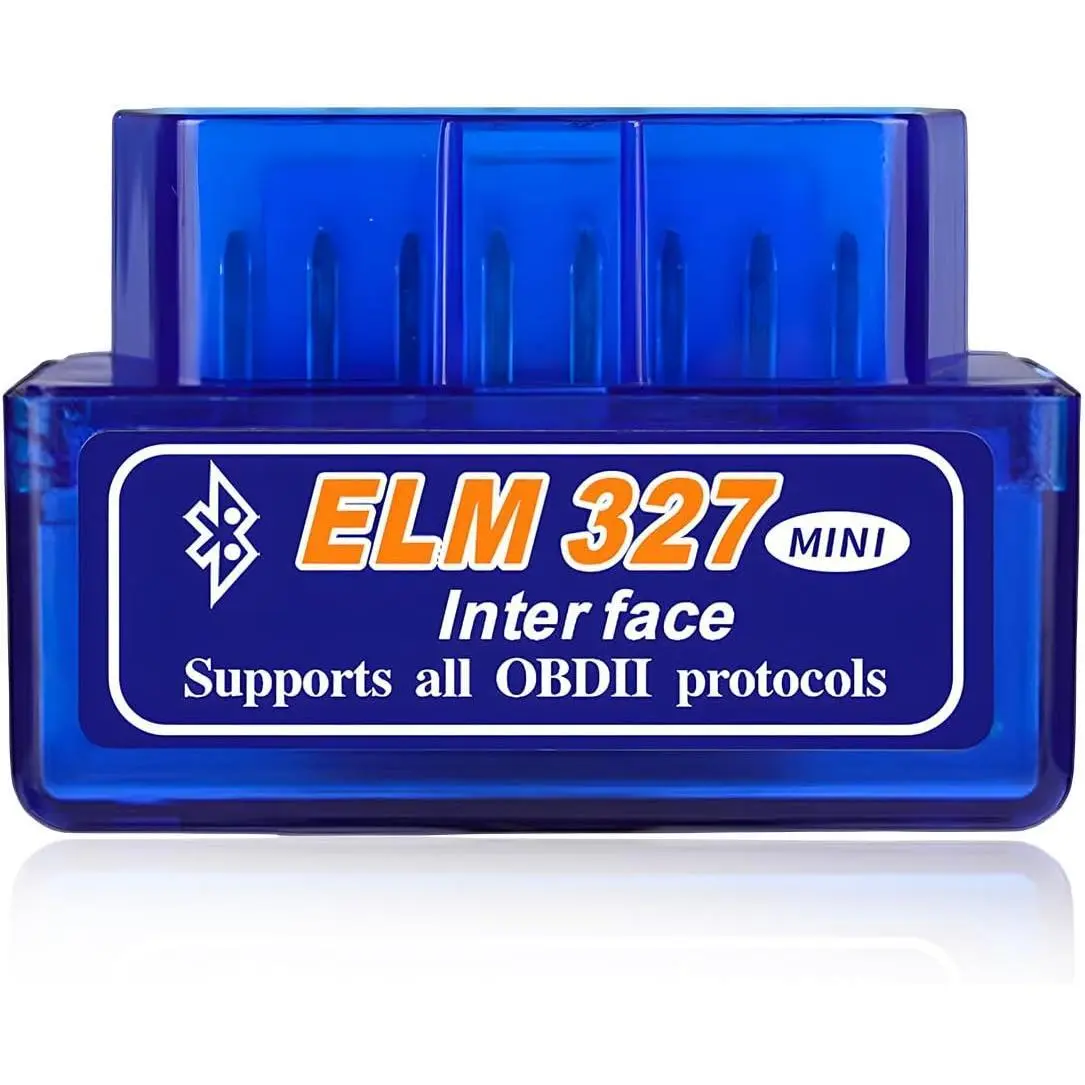 ELM327 OBDII Car Auto Diagnostic Scanner, OBD2 Bluetooth Scan Tool Mini Engine Fault Code Reader, Wireless Interface Adapter Portable Diagnostic Tool for Most OBDII Vehicles