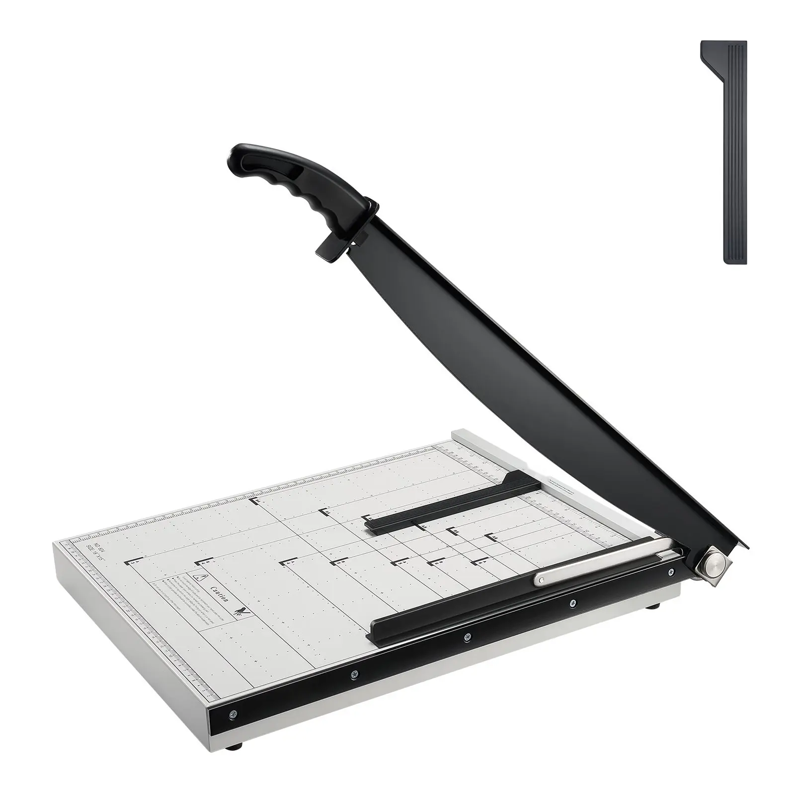 Paper Cutter Guillotine Trimmer 18-Inch Cut Length, 20 Sheets Capacity, Heavy Duty Guillotine Paper Cutter with Guard Rail and Blade Lock, Ideal for Cardstock Cardboard Photos Crafts Home Office School