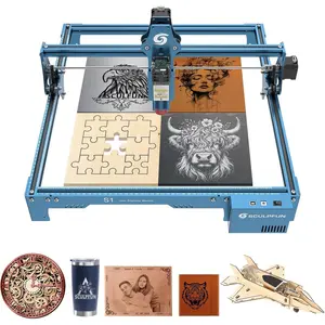 SCULPFUN S1 Laser Engraver, Engraving Machine with 0.01mm High Precision, High Speed Laser Cutter for Wood Metal and Leather, Engraving Area 410*420mm