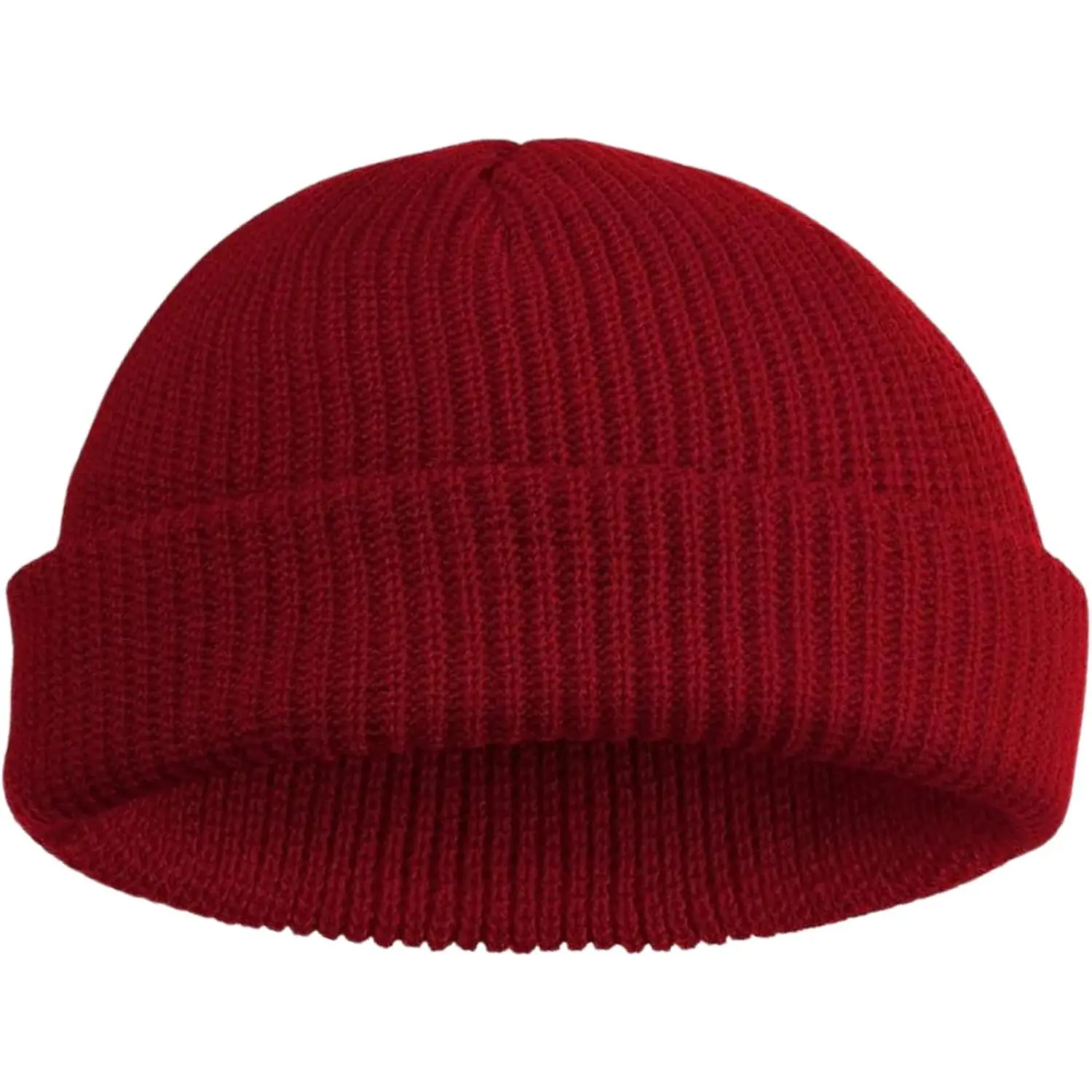 Knitted Adjustable Outdoor Trawler Beanie, Winter Fisherman Knit Cuff Skullcap for Men (Unisex)