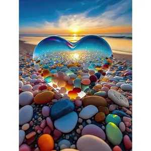 Puzzles for Adults 1000 Pieces, Love Pebbles Beach Puzzle, Impossible Difficult Hard Fun 1000 Piece Jigsaw Puzzles for Adults