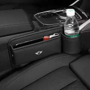 Car Seat Gap Multifunction Storage Box, Cup Holder for Bmw Mini Cooper F54 F55 F56 R56 R60, Roadster Clubman Coupe Accessories