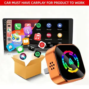 2026 Wireless Carplay Adapter for iPhone/android, Fast Connection, No Delay, Hands-Free Call, Bluetooth-compatible, Metal Enclosure, Digital Signal/network