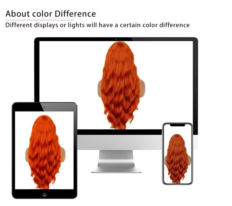 Bling Hair Colored Orange Ginger Body Wave Lace Frontal Wigs Human Hair 13x6 13x4 HD Lace Frontal Wig Loose Wave 30 32 Inch Brazilian Transparent Lace Wig for Women Pre Plucked 180% Density TikTokShopHolidayHaul