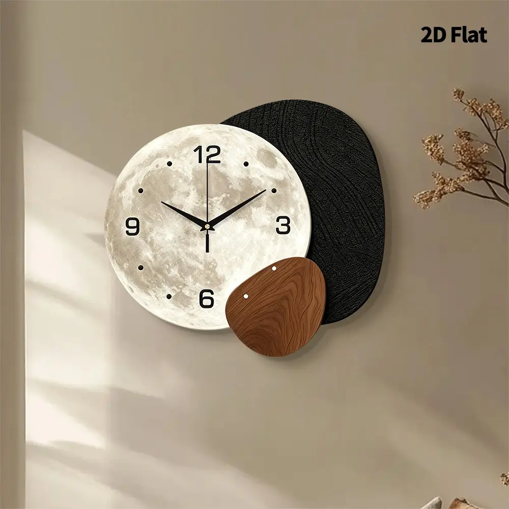 Modern Creative Wall Clock, Ultra-Quiet Quartz Movement, Silent Design, Ideal for Living Room, Bedroom, Office, Kitchen, Perfect Gift