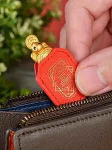 1Set Handmade Golden Sea Turtle Feng Shui Amulet - A Chinese Copper Alloy Wealth Charm, Traditional, A Gift For Women And A Daily Auspicious Decoration, A Money Turtle Figurine With Complex Chinese Patterns And Delicate Carvings