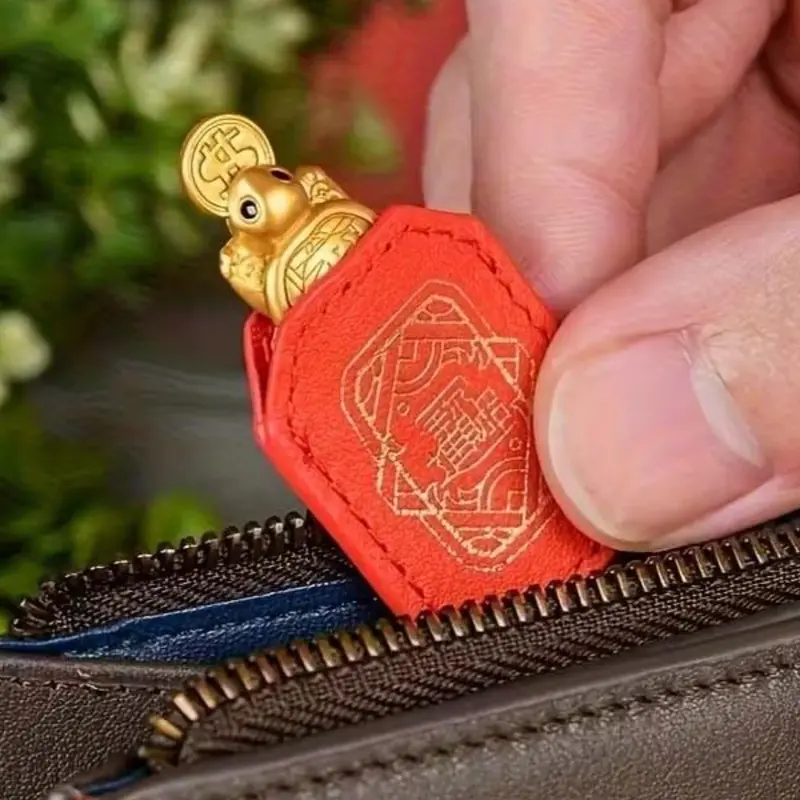1Set Handmade Golden Sea Turtle Feng Shui Amulet - A Chinese Copper Alloy Wealth Charm, Good Fortune, Traditional, A Gift For Women And A Daily Auspicious Decoration Items, A Money Turtle Figurine With Complex Chinese Patterns And Delicate Carvings