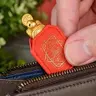 1Set Handmade Golden Sea Turtle Feng Shui Amulet - A Chinese Copper Alloy Wealth Charm, Good Fortune, Traditional, A Gift For Women And A Daily Auspicious Decoration Items, A Money Turtle Figurine With Complex Chinese Patterns And Delicate Carvings
